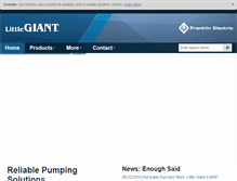 Tablet Screenshot of littlegiant.com
